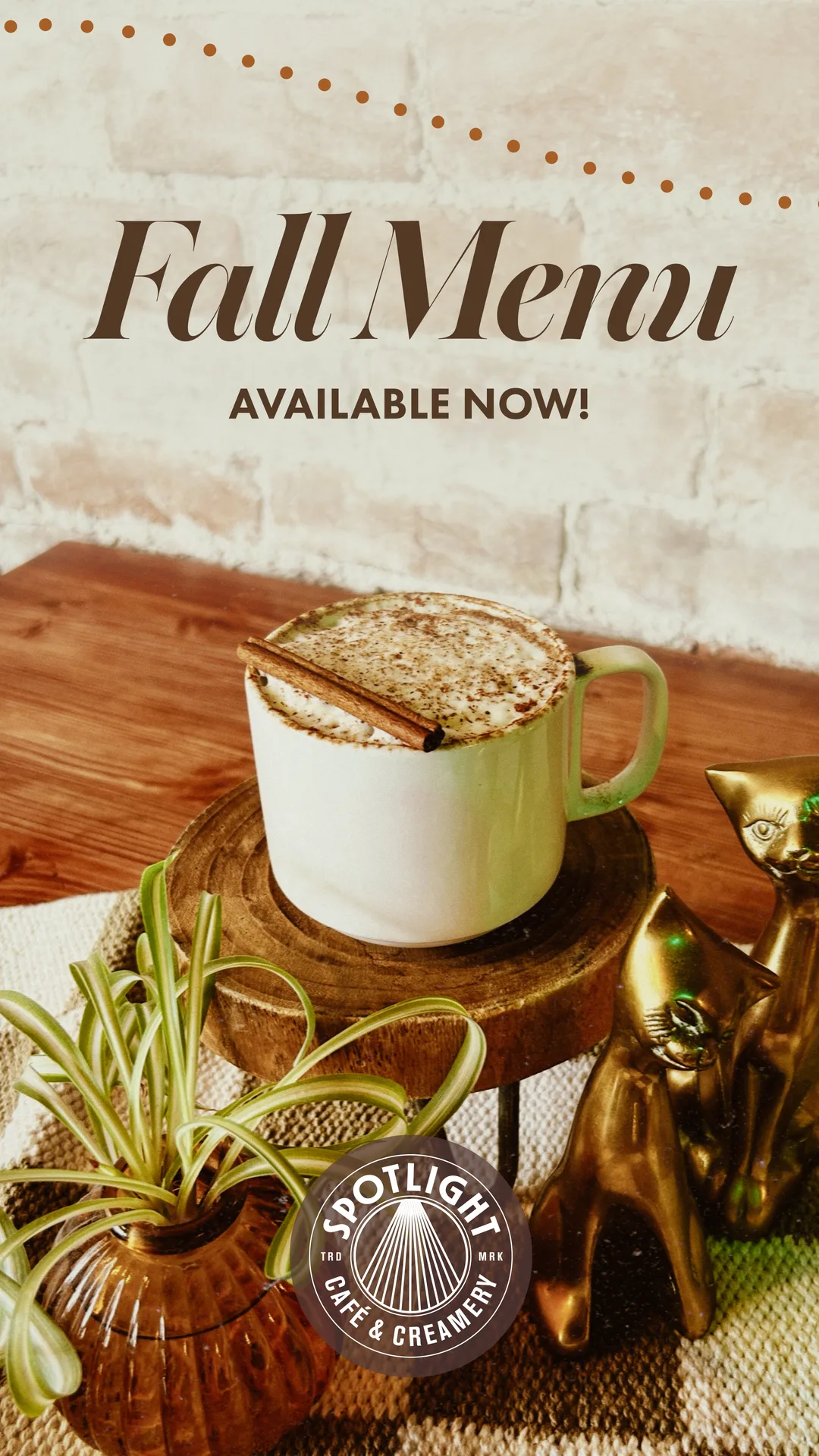 Fall Menu Available Now story design